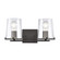 Votisse Two Light Vanity in Matte Black (45|90148/2)