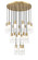 Alton 27 Light Chandelier in Modern Gold (224|824P-27R-MGLD)