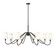 Gianna Eight Light Chandelier in Matte Black (224|7509-8-60MB)