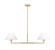 Leila Two Light Chandelier in Luxe Gold (224|744-42L-LG)