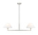 Leila Two Light Chandelier in Brushed Nickel (224|744-42L-BN)