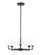 Leila Five Light Chandelier in Matte Black (224|744-26R-MB)