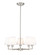 Leila Five Light Chandelier in Brushed Nickel (224|744-26R-BN)