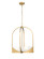 Devon Four Light Pendant in Modern Gold (224|1947-24MGLD)