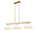 Cobalt Three Light Billiard in Modern Gold (224|152MGLD-AMO14)