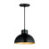 Rockport One Light Pendant in Black / Antique Copper (16|35142BKACP)