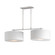 Bongo Two Light Pendant in Satin Nickel (16|10016WLSN)