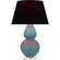 Double Gourd One Light Table Lamp in Matte Steel Blue Glazed Ceramic w/Lucite Base (165|MOB62K)