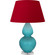 Double Gourd One Light Table Lamp in Egg Blue Glazed Ceramic w/Lucite (165|A741R)