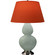 Double Gourd One Light Table Lamp in Celadon Glazed Ceramic w/Antique Silvered (165|1791T)