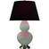 Double Gourd One Light Table Lamp in Celadon Glazed Ceramic w/Antique Silvered (165|1791K)