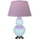 Double Gourd One Light Table Lamp in Baby Blue Glazed Ceramic w/Antique Silvered (165|1676L)