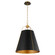 Ellen Three Light Pendant in Matte Black|Aged Brass (19|861-3-5980)