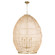 Rattan Five Light Pendant in Aged Brass (19|6901-5-80)
