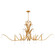 Majesty Eight Light Chandelier in Gold Leaf (19|621-8-74)