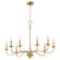 Maryse Nine Light Chandelier in Aged Brass (19|6021-9-80)