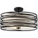 Spiral Three Light Semi-Flush Mount in Mystic Black (10|SPL1720K)