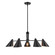 Warhol Five Light Chandelier in Matte Black (59|99005-MB)