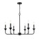 Herring Six Light Chandelier in Matte Black (59|97326-MB)