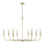 Savanne Eight Light Chandelier in Vintage Brass (59|29608-VB)