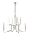 Raven Eight Light Chandelier in Polished Nickel (59|29008-PN)