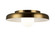 Creston LED Ceiling Mount in Aged Gold Brass (423|X34411AGOP)