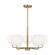 Rory Five Light Chandelier in Satin Bronze (1|GLC1055SB)