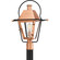 Rue De Royal One Light Outdoor Post Mount in Aged Copper (10|RO9018AC)