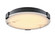 Petra LED Flush Mount in Ebony (214|DVP42048EB-GFA)