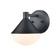 Agawa Outdoor One Light Outdoor Wall Sconce in Black (214|DVP36171BK-OP)