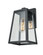 Moraine One Light Wall Sconce in Black (214|DVP30772BK-CL)