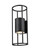 Starline Two Light Outdoor Wall Sconce in Black (214|DVP22182BK)