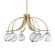 Cavella Six Light Chandelier in New Age Brass (200|3926-NAB-4109)