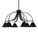 Cavella Six Light Chandelier in Matte Black (200|3926-MB-421)