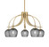 Cavella Five Light Chandelier in New Age Brass (200|3925-NAB-4602)