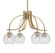 Cavella Four Light Chandelier in New Age Brass (200|3924-NAB-5110)