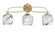 Cavella Three Light Bath Bar in New Age Brass (200|3913-NAB-4819)