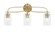 Cavella Three Light Bath Bar in New Age Brass (200|3913-NAB-300) Cavella Three Light Bath Bar in New Age Brass (200|3913-NAB-300)
