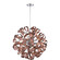 Ribbons 12 Light Pendant in Satin Copper (10|RBN2823SG) Ribbons 12 Light Pendant in Satin Copper (10|RBN2823SG)