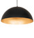 Gravity LED Pendant in Solar Black & Gold Metallic (57|268122)