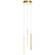 Rosemont LED Pendant in Satin Brass (162|RMTP04L30D1SB)