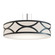 Lake Four Light Pendant in Black (162|LAKP30MBBK)