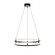 Gemini LED Pendant in Black (162|GEMP24LAJUDBK)