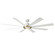 Aura 60''Ceiling Fan in Brushed Nickel/Matte White (441|FR-W2303-60L-BN/MW)