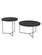 Harrison Coffee Table Set in Black (339|101703)