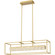 Dazzle LED Linear Chandelier in Soft Gold (10|PCDZ136SGD)