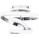 Aviva LED Semi Flush Mount in Polished Chrome (10|PCAVI1713C)