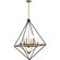 Louvre Eight Light Foyer Pendant in Western Bronze (10|LVR5208WT) Louvre Eight Light Foyer Pendant in Western Bronze (10|LVR5208WT)