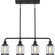 Ludlow Four Light Linear Chandelier in Earth Black (10|LUD434EK)