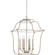 Gallery Six Light Foyer Pendant in Century Silver Leaf (10|GLY5206CS)